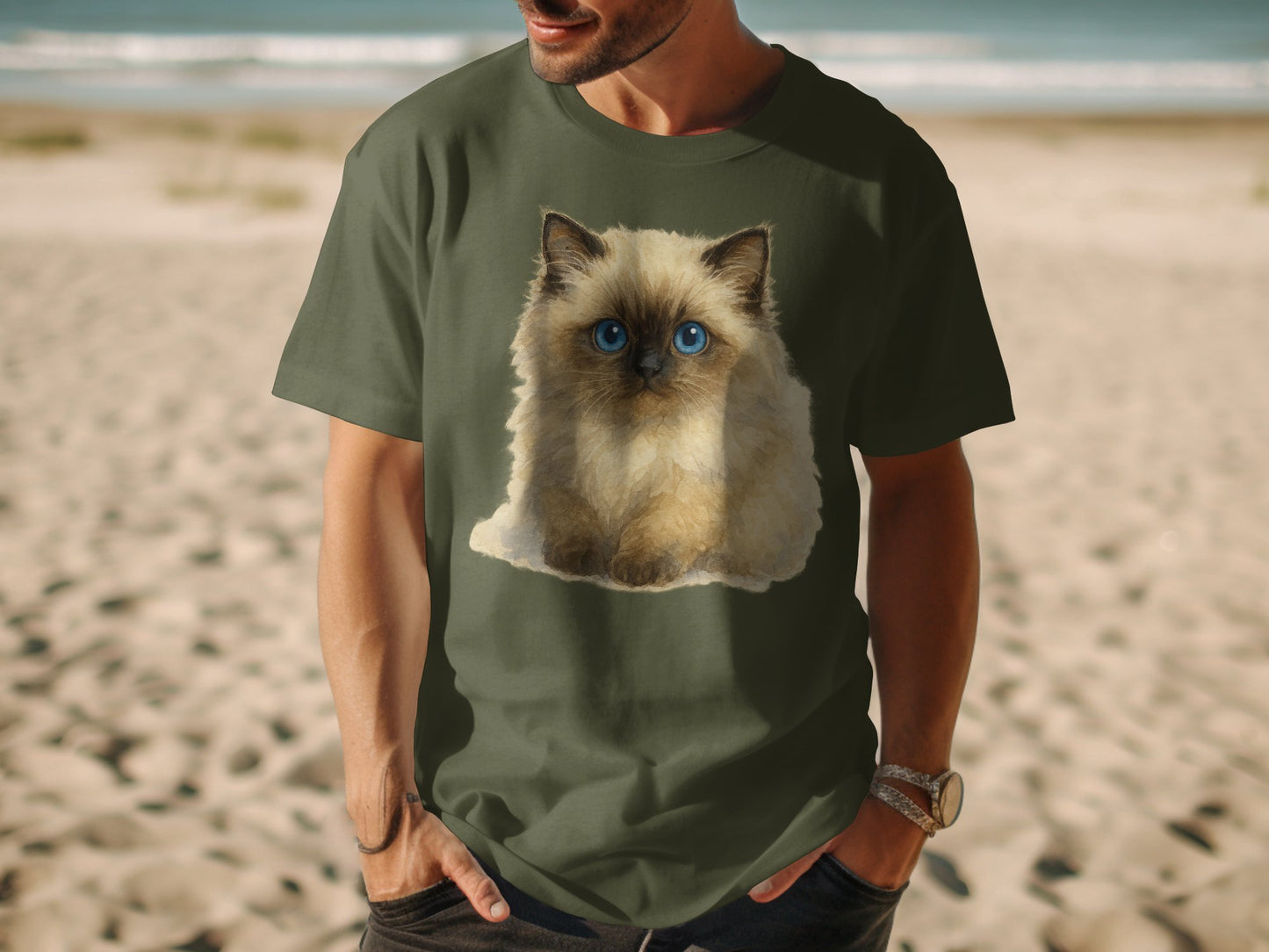 Adorable Kitten Graphic Design Unisex T-Shirt product