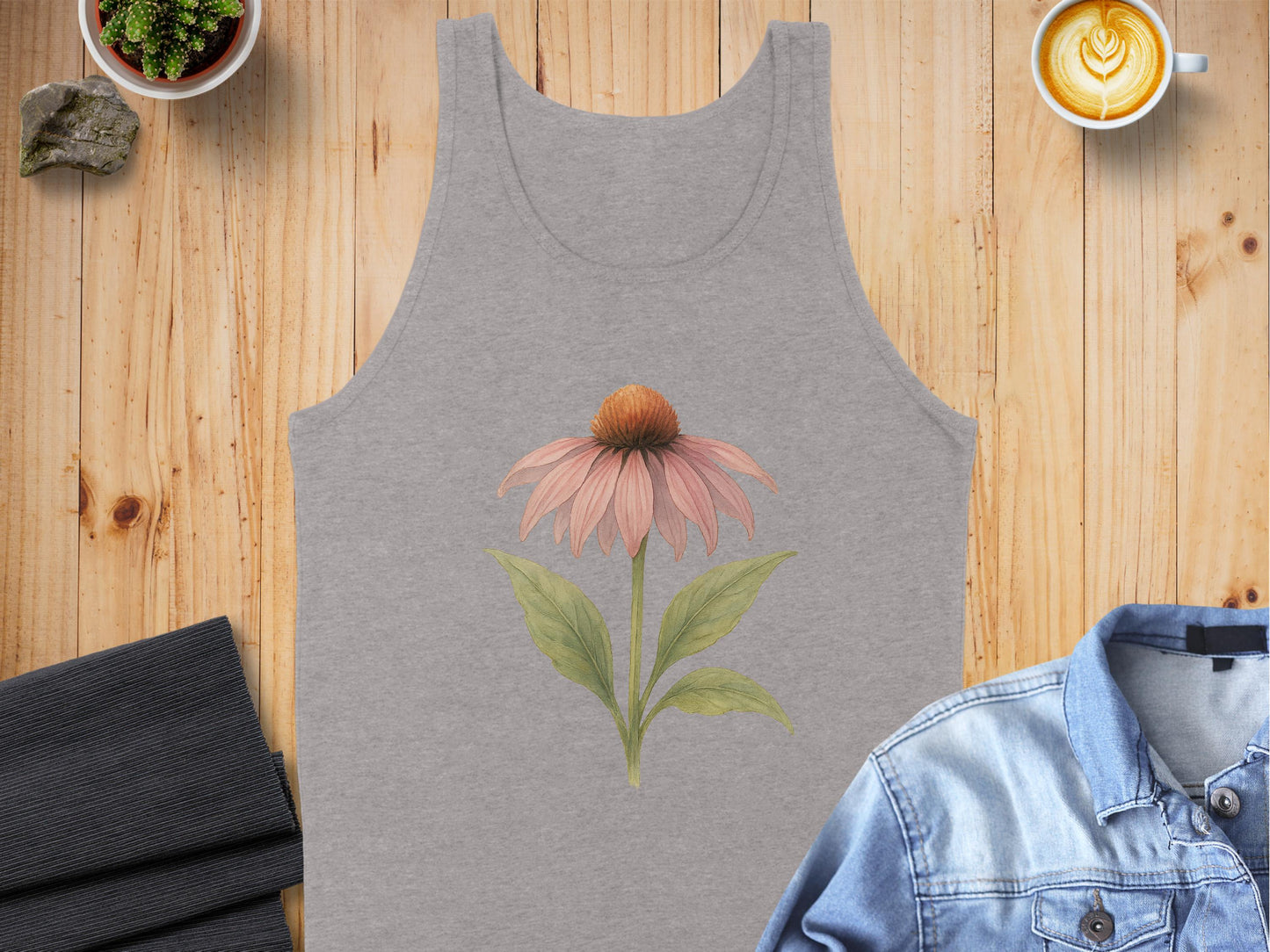 Floral Design Tank Top Sleeveless Fashionable Product
