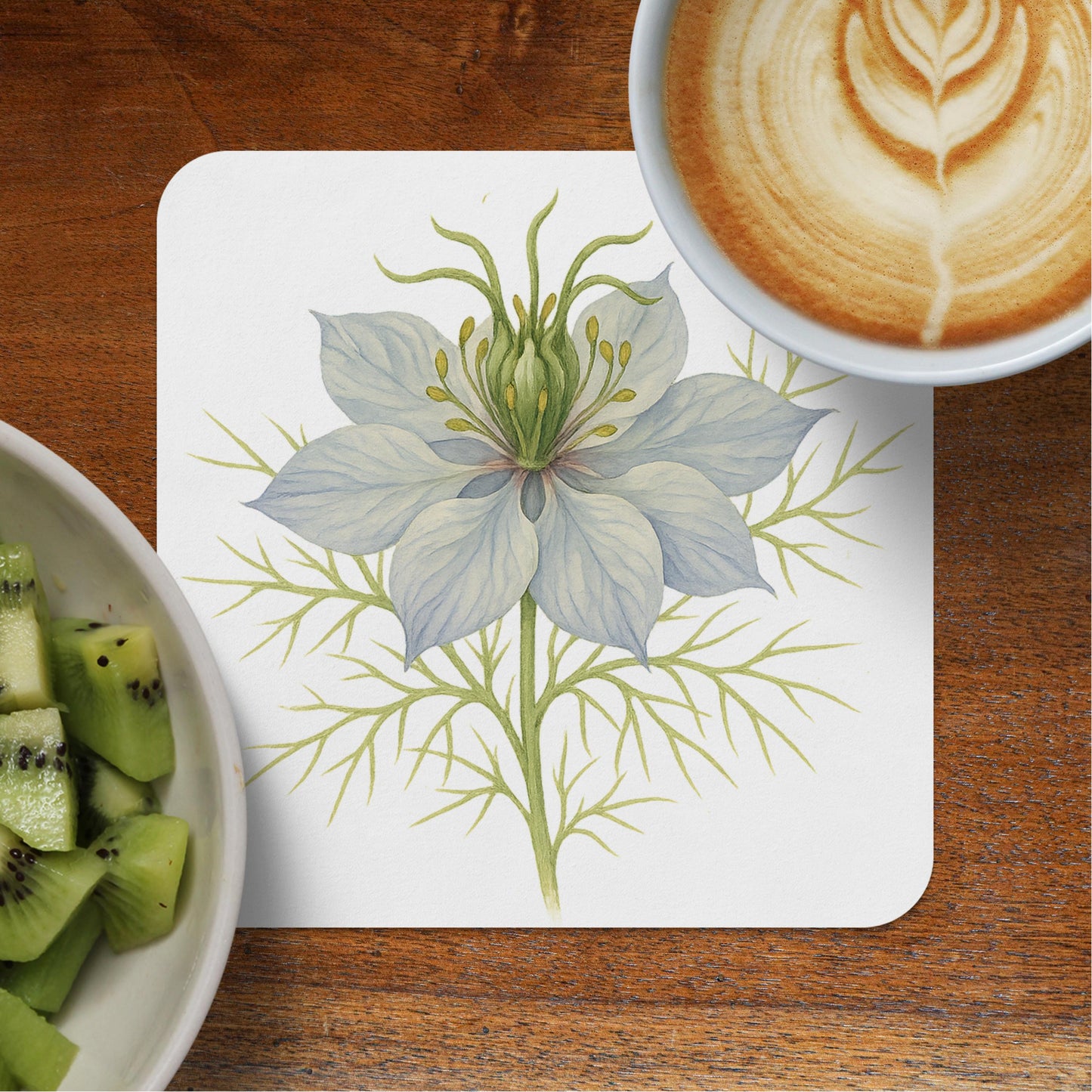Botanical Design Square Coaster for Coffee Table product