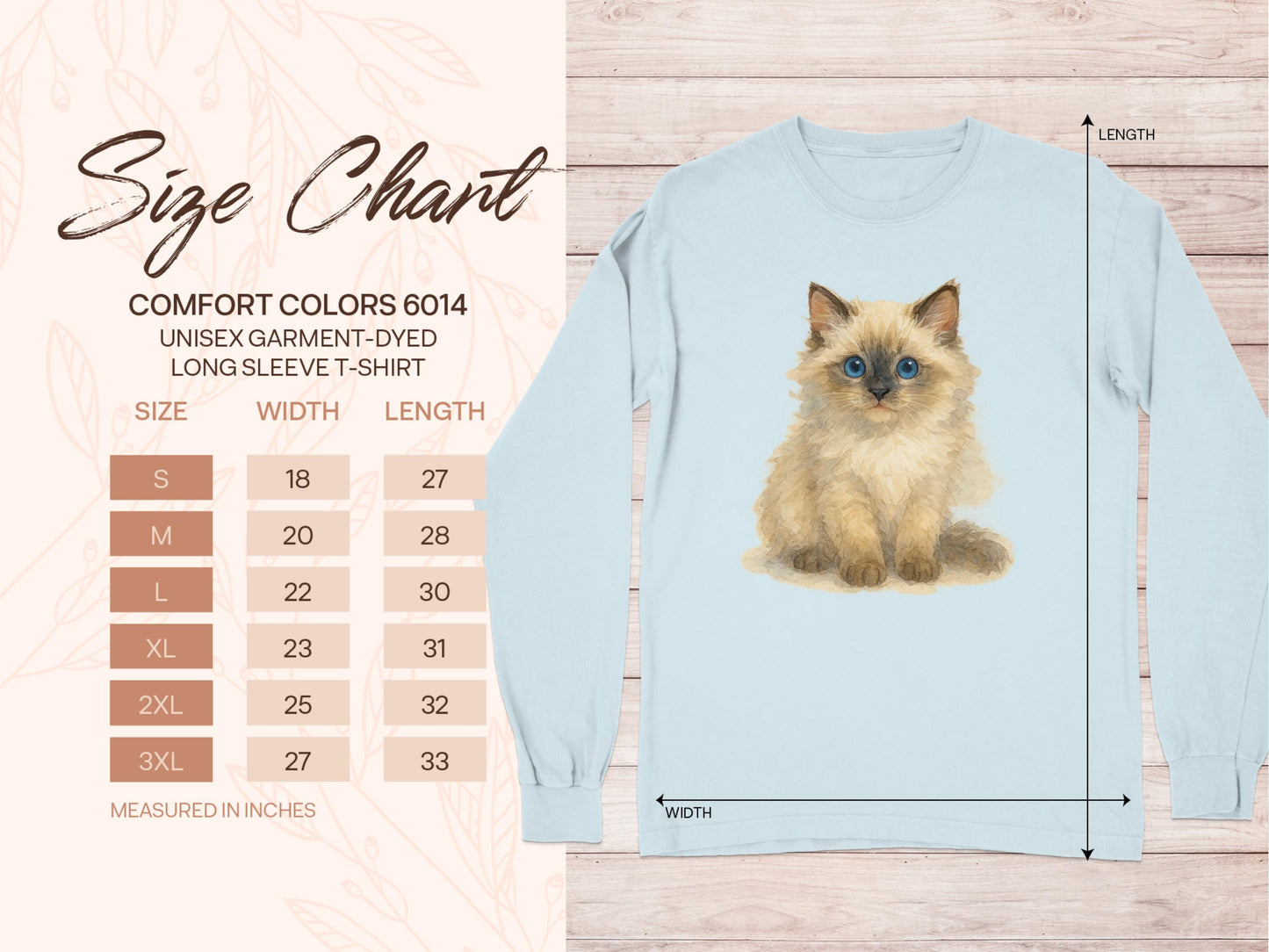 Cute Fluffy Kitten Long Sleeve T-Shirt product