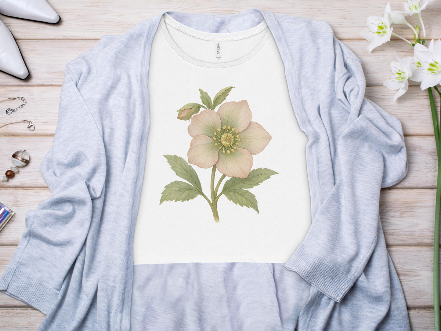 Vintage Botanical Floral Graphic T-Shirt product type