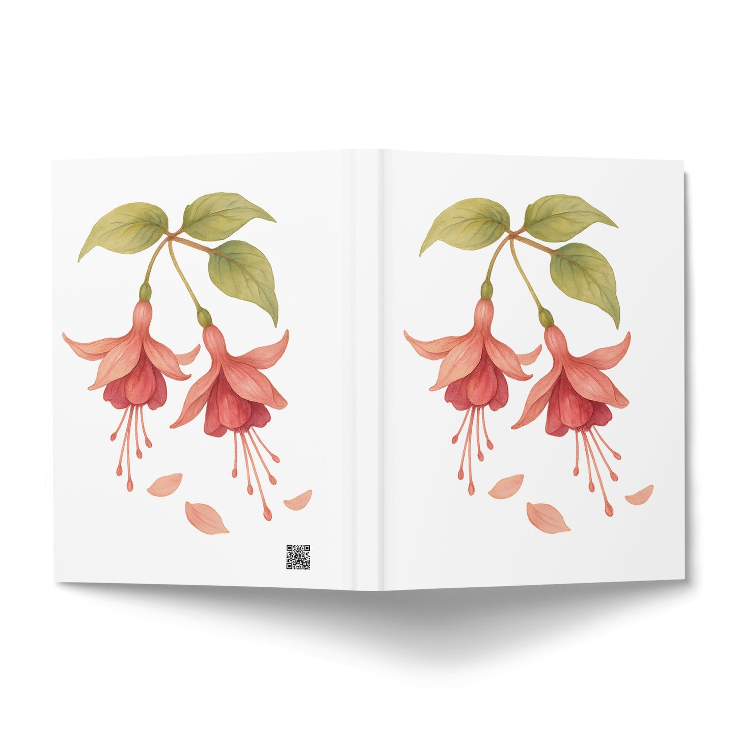 Beautiful Floral Design Hardcover Notebook product type