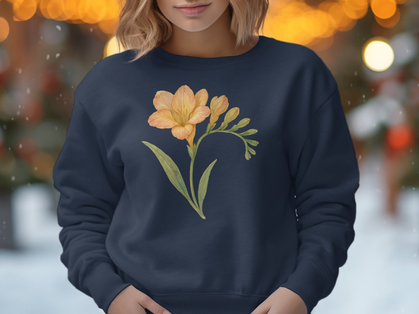 Elegant Floral Sweatshirt for Stylish Comfort product