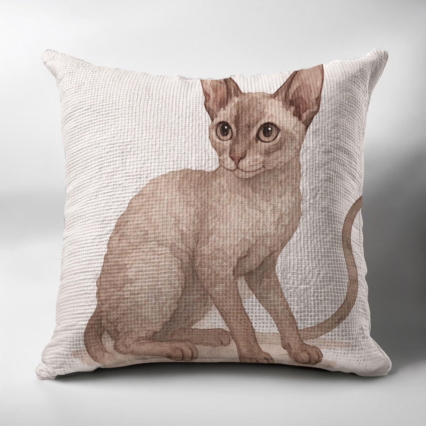 Adorable Cat Illustration Cushion Cover Home Decor product type