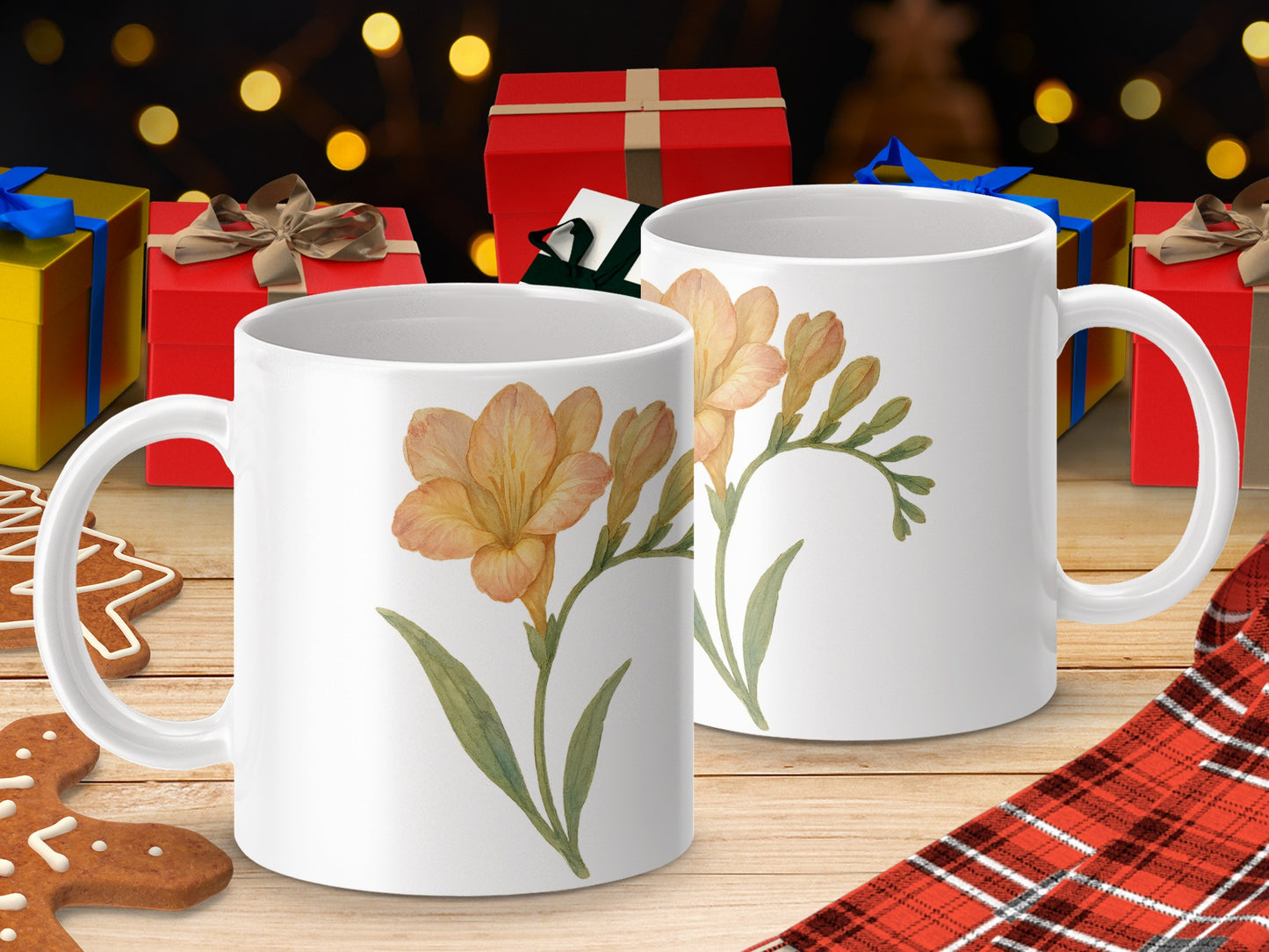 Floral Design Coffee Mug Perfect Gift Idea product type