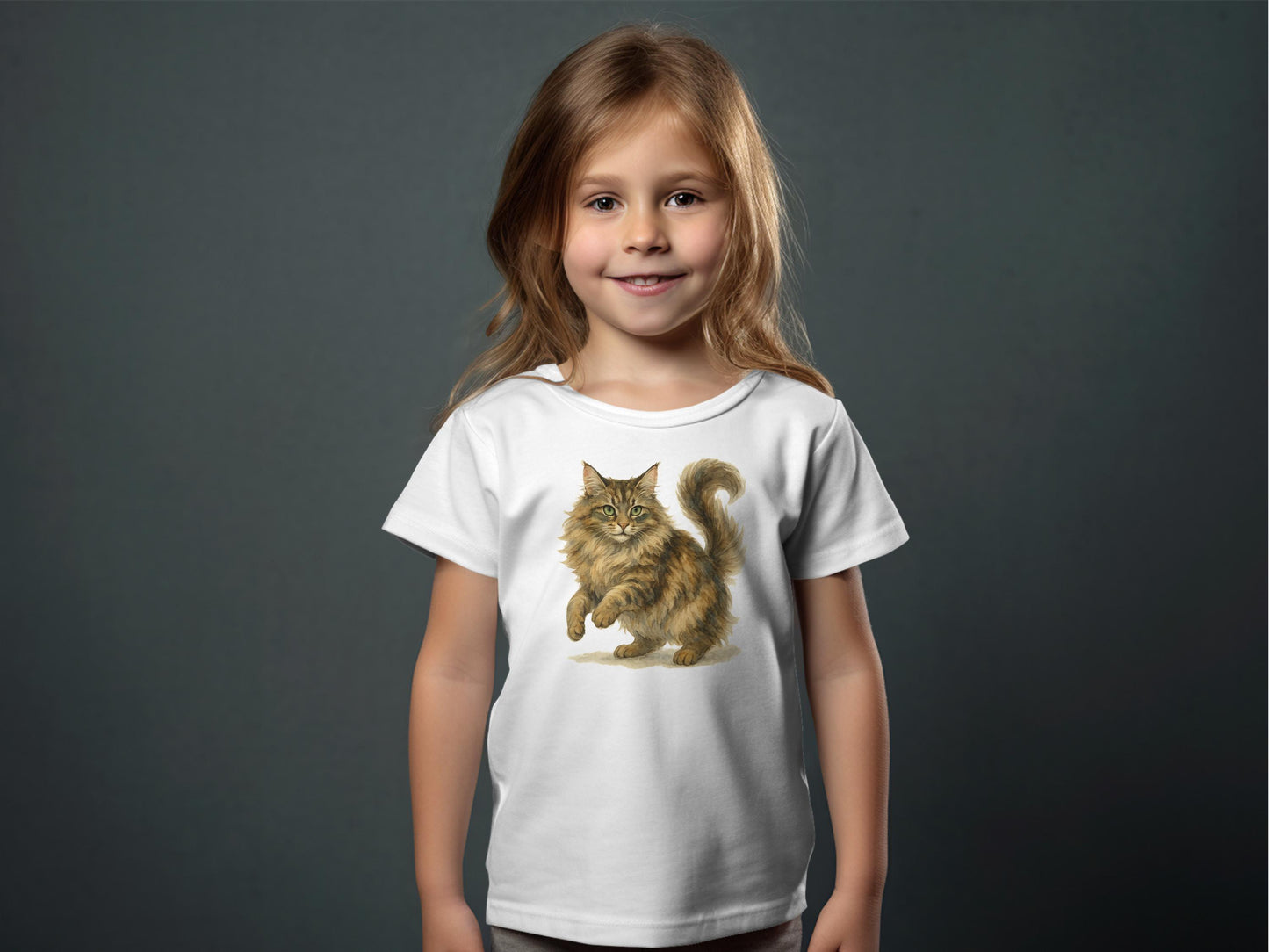 Adorable Kitten Graphic Design Kids T Shirt product