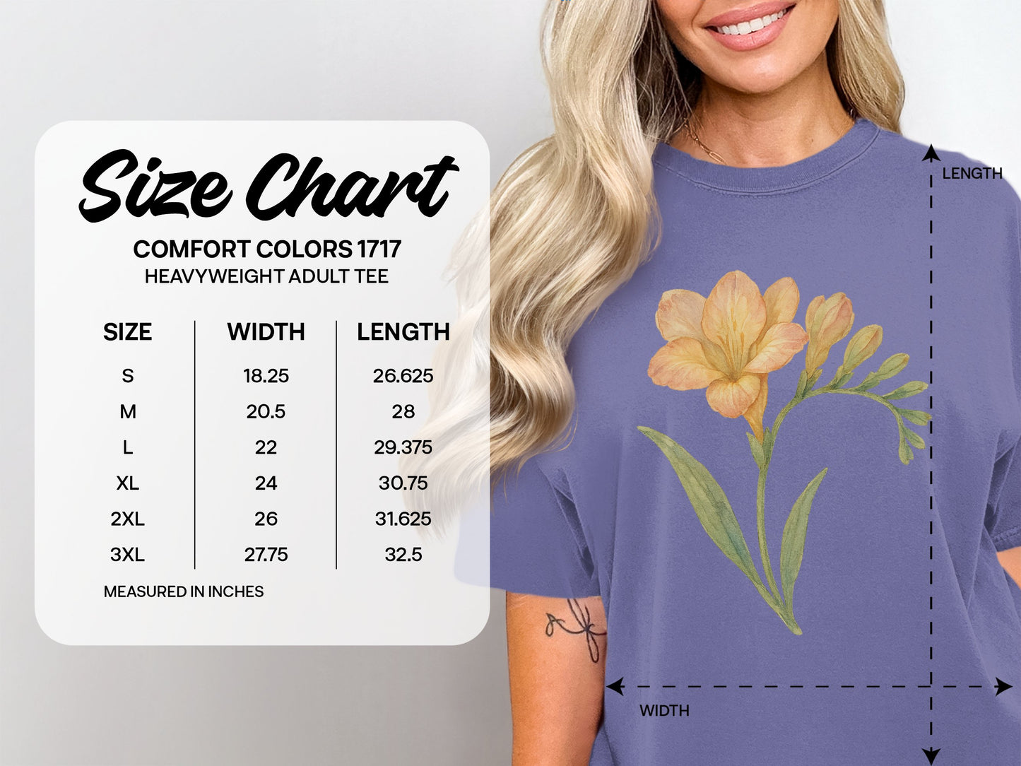 Floral Graphic Heavyweight Adult Tee product