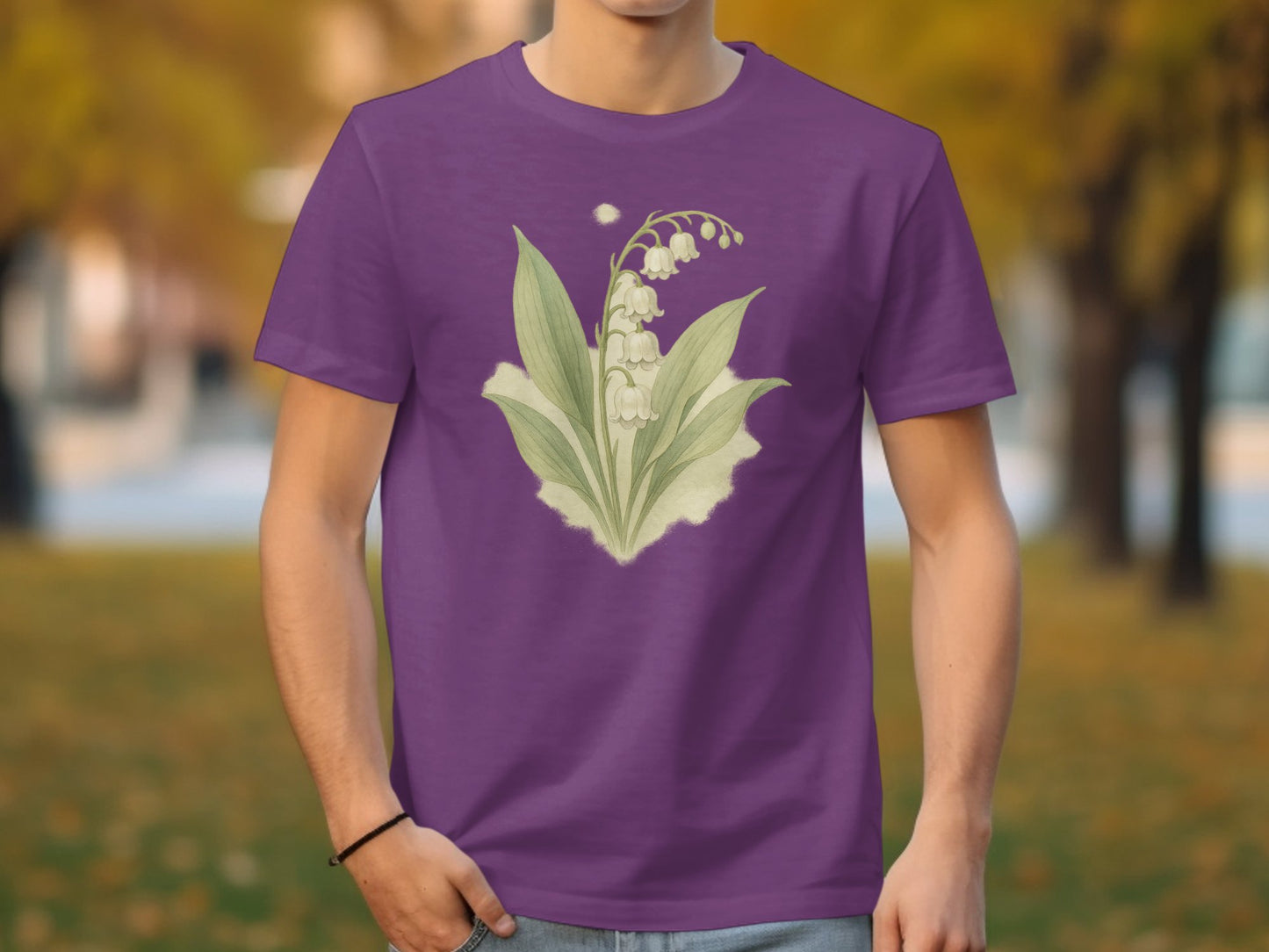 Unique Lily of the Valley Graphic T-Shirt product