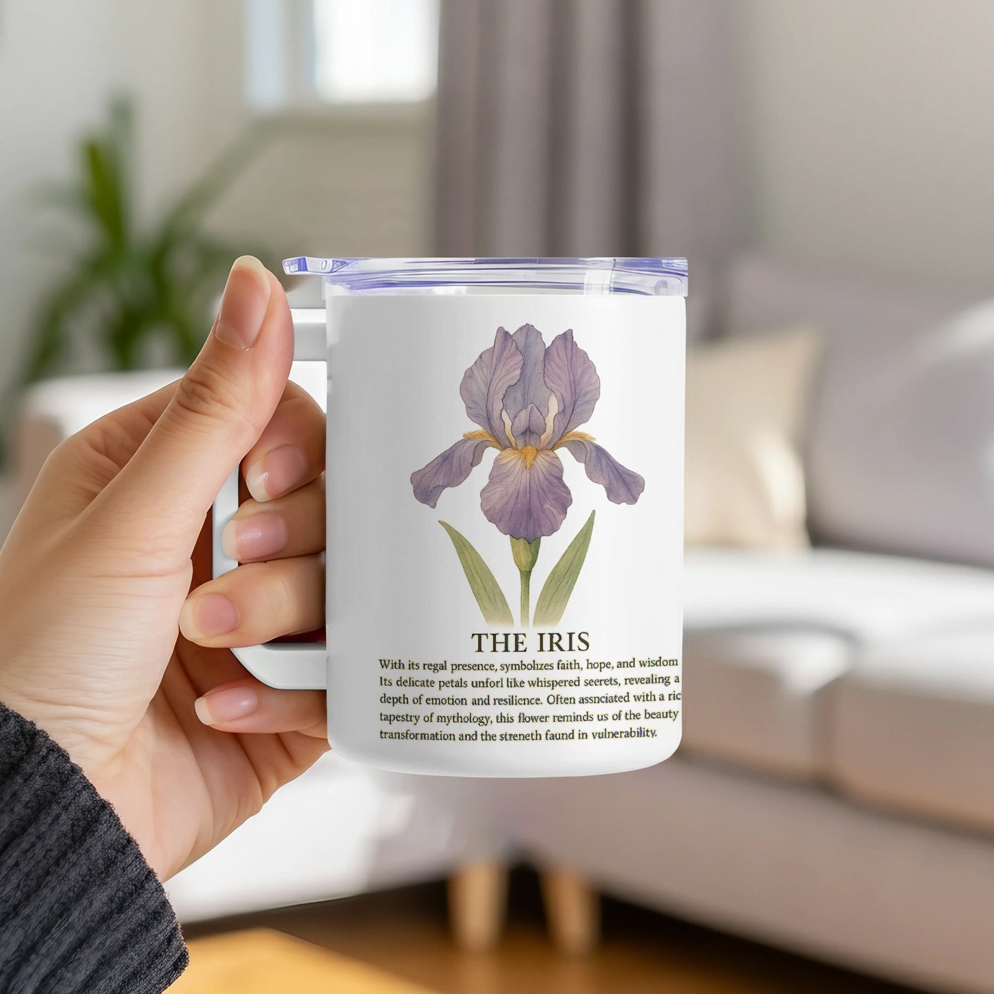 The Iris Flower Design Mug Gifts Home Decor product