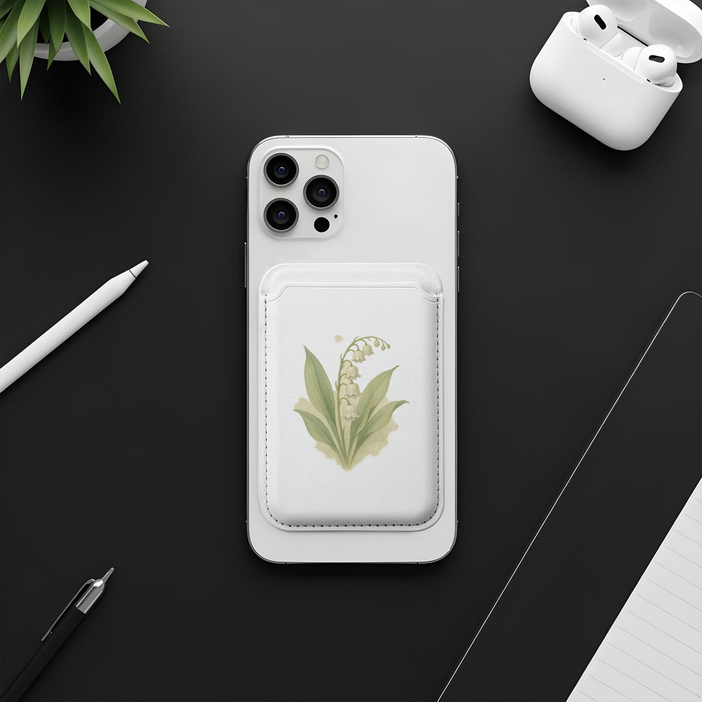 Elegant Floral Design Phone Wallet Accessory product type