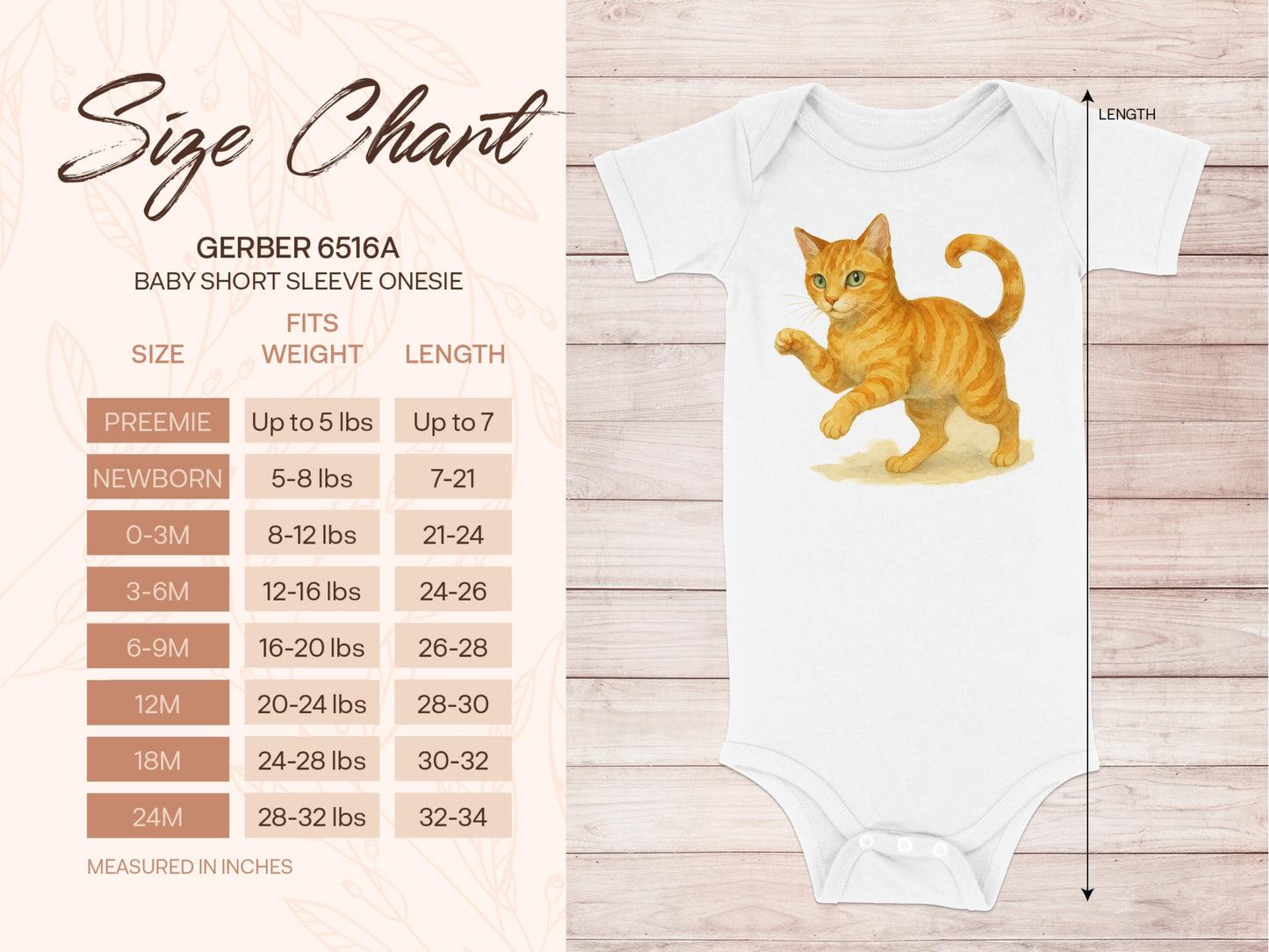Cute Baby Cat Design Short Sleeve Onesie product type