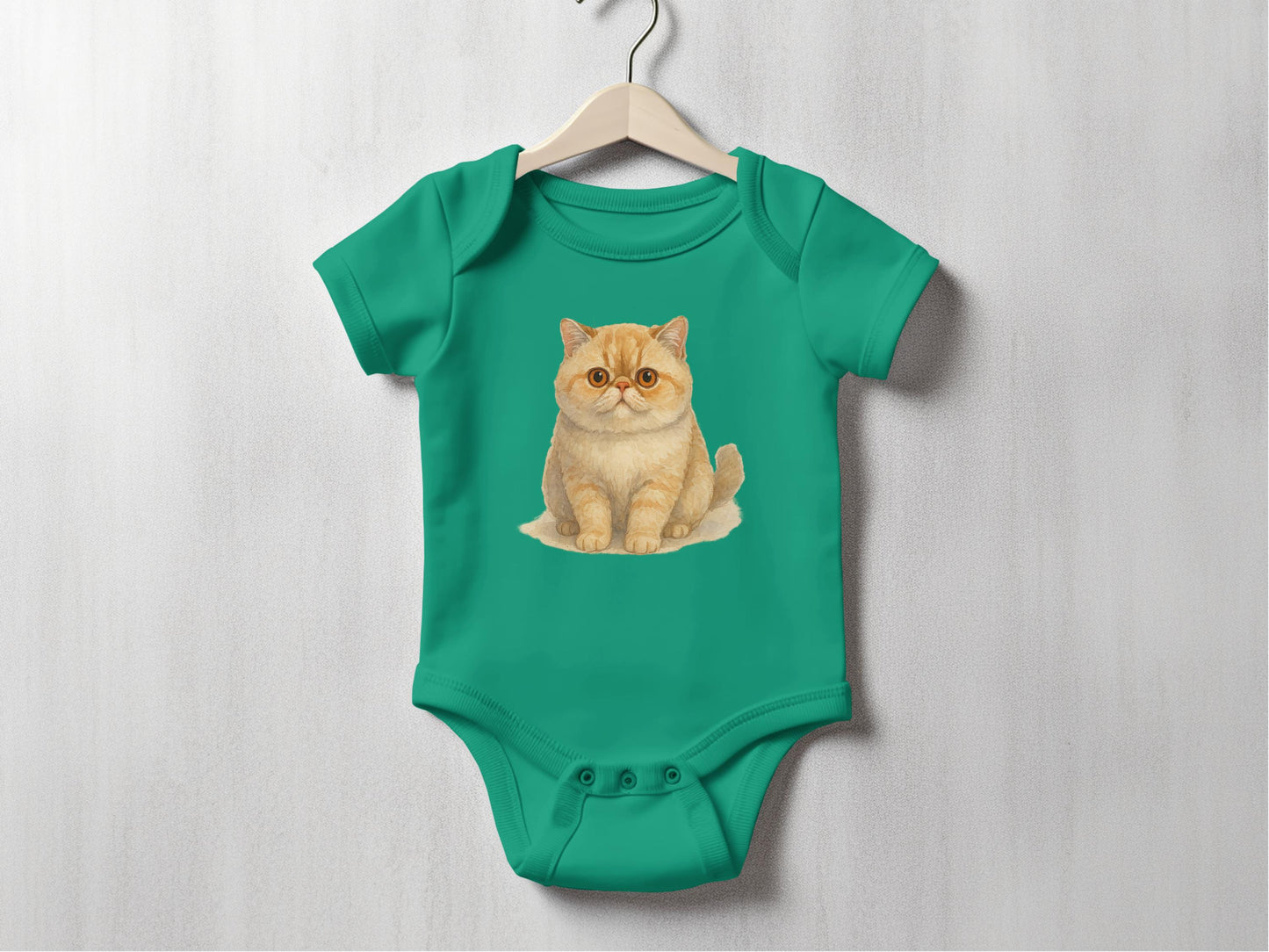 Cute Kitten Illustration Baby Onesie product type
