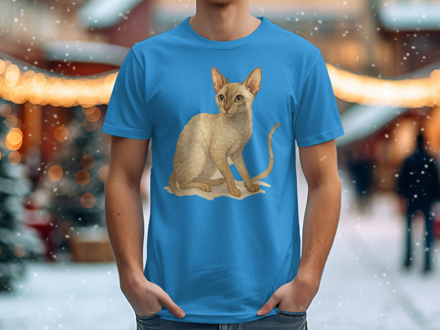 Cute Cat Print T-Shirt for Animal Lovers product type