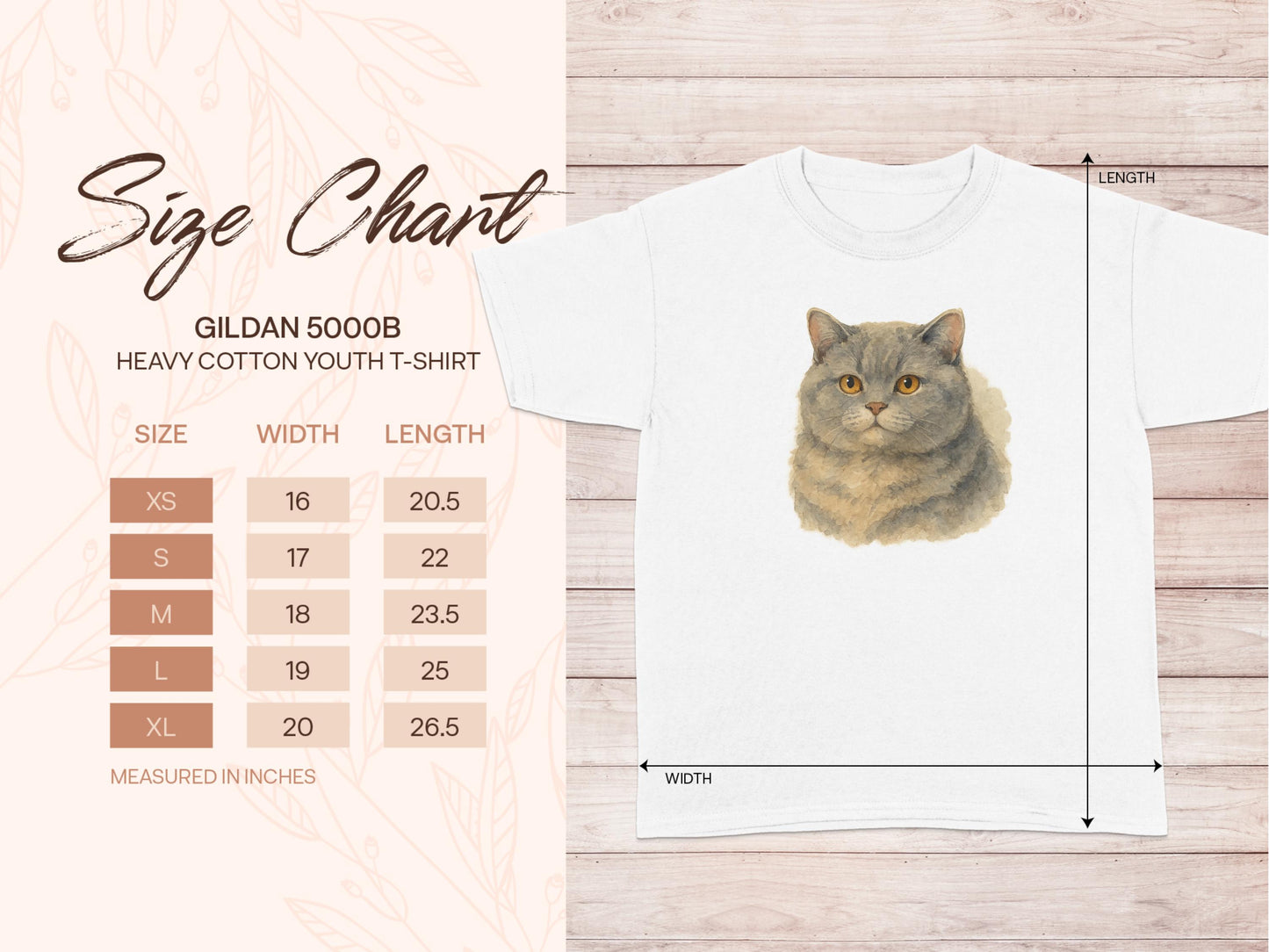Cute Cat Image Youth T-shirt Fun and Unique product