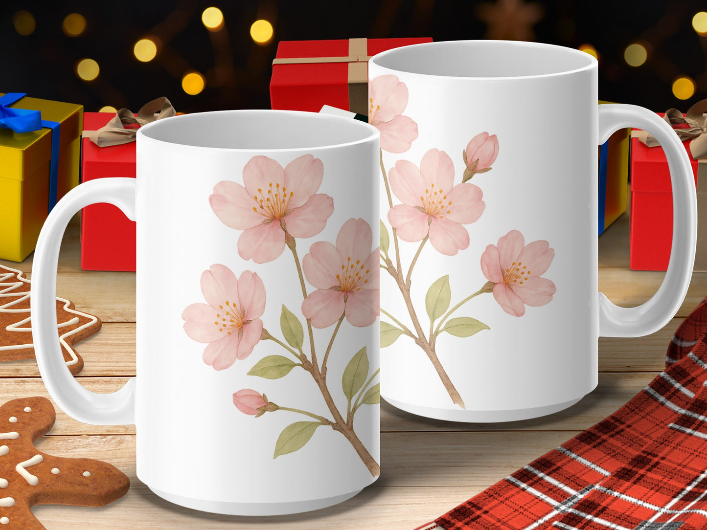 Beautiful Blossoming Flowers Design Mug product type