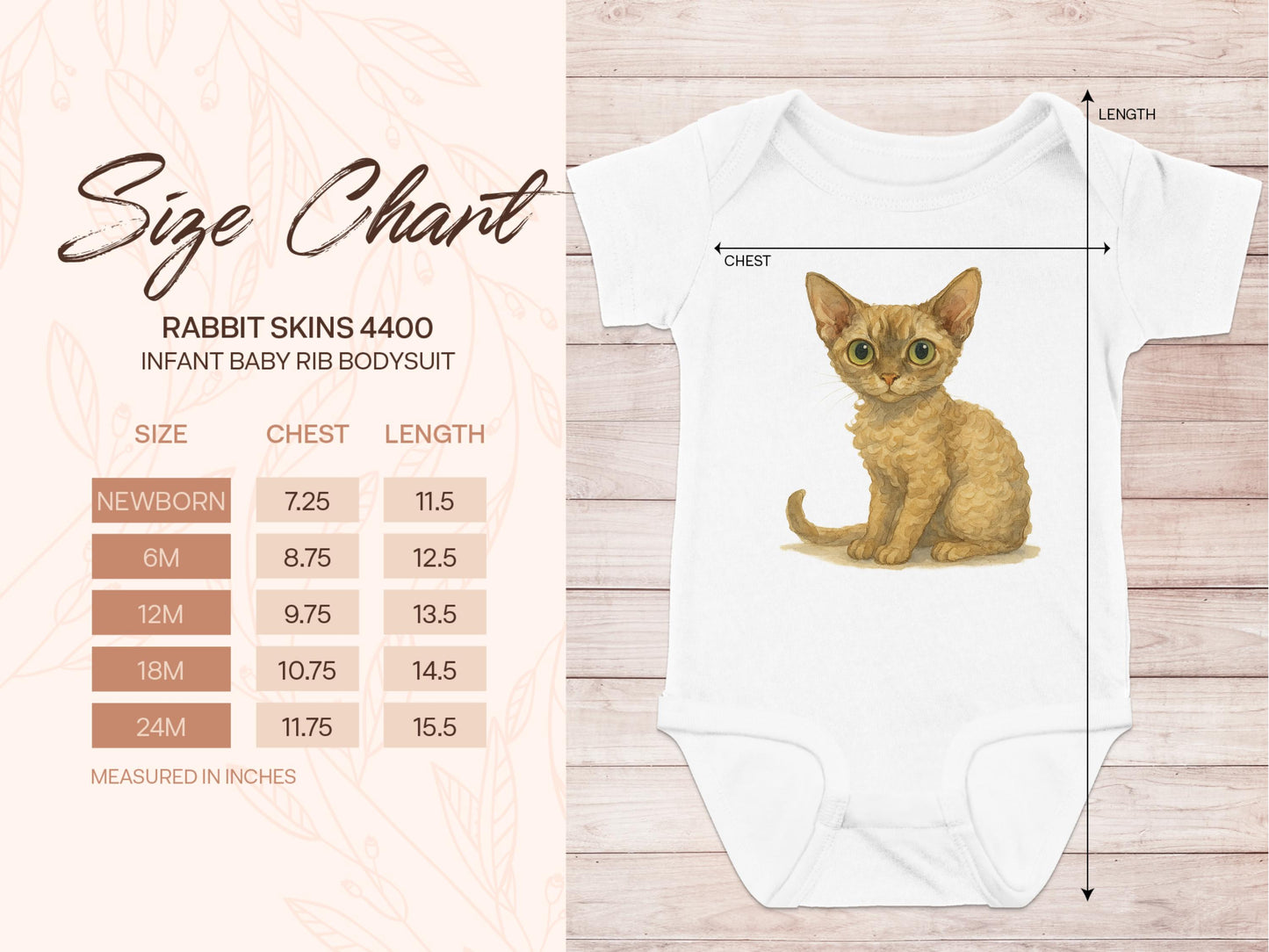 Adorable Kitten Printed Infant Baby Rib Bodysuit product