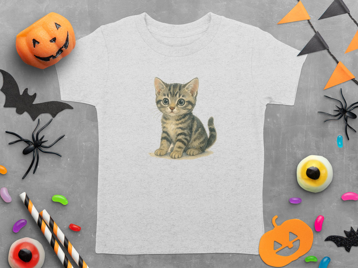 Adorable Kitten Halloween Design T-Shirt product