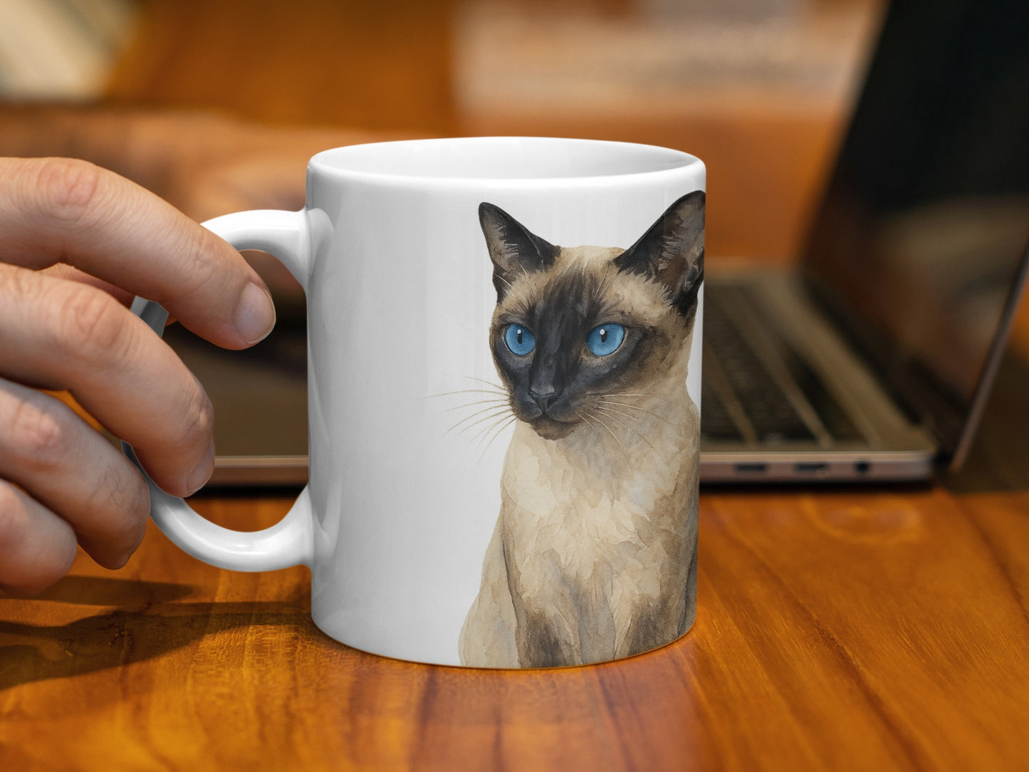 Siamese Cat Artwork Coffee Mug product type