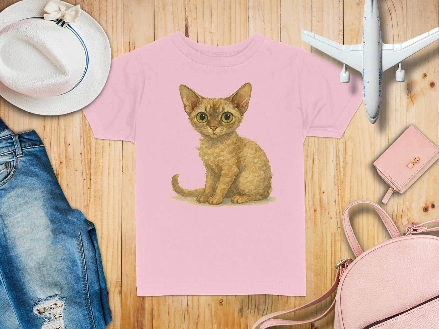 Cute Curious Kitten Graphic T-Shirt product type