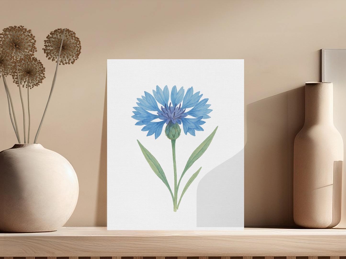 Beautiful Blue Flower Art Print Botanical product