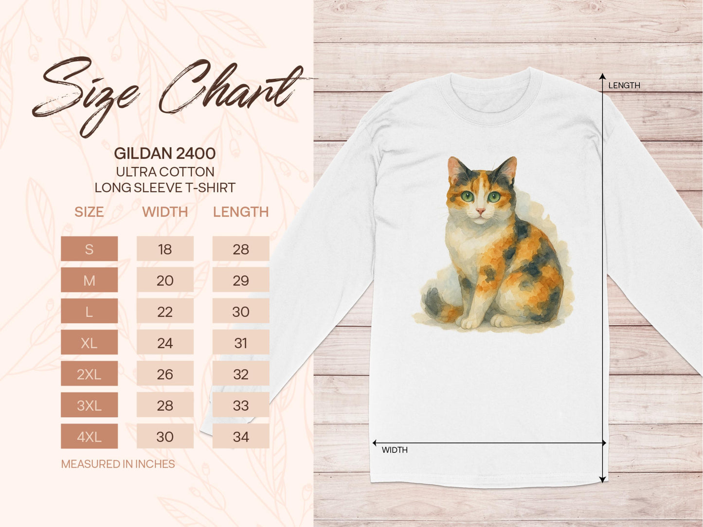 Calico Cat Long Sleeve T-Shirt product type
