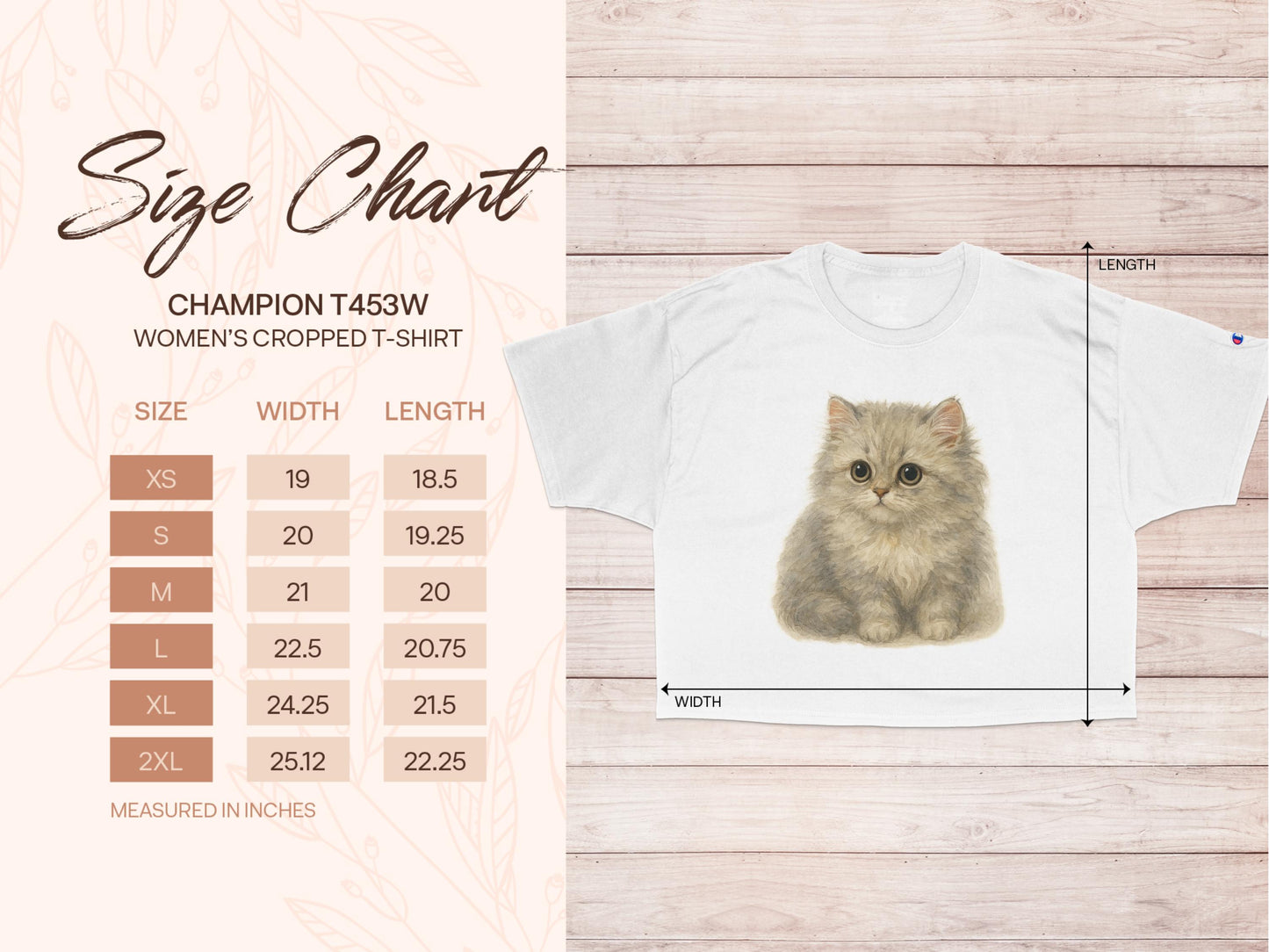 Cute Kitten Print Women's Cropped T-Shirt product type