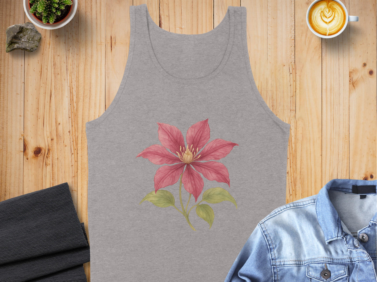 Floral Print Tank Top Sleeveless Graphic Casual product type