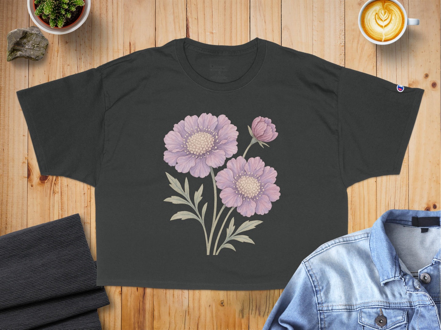 Floral Graphic Black T-Shirt Relaxed Fit product