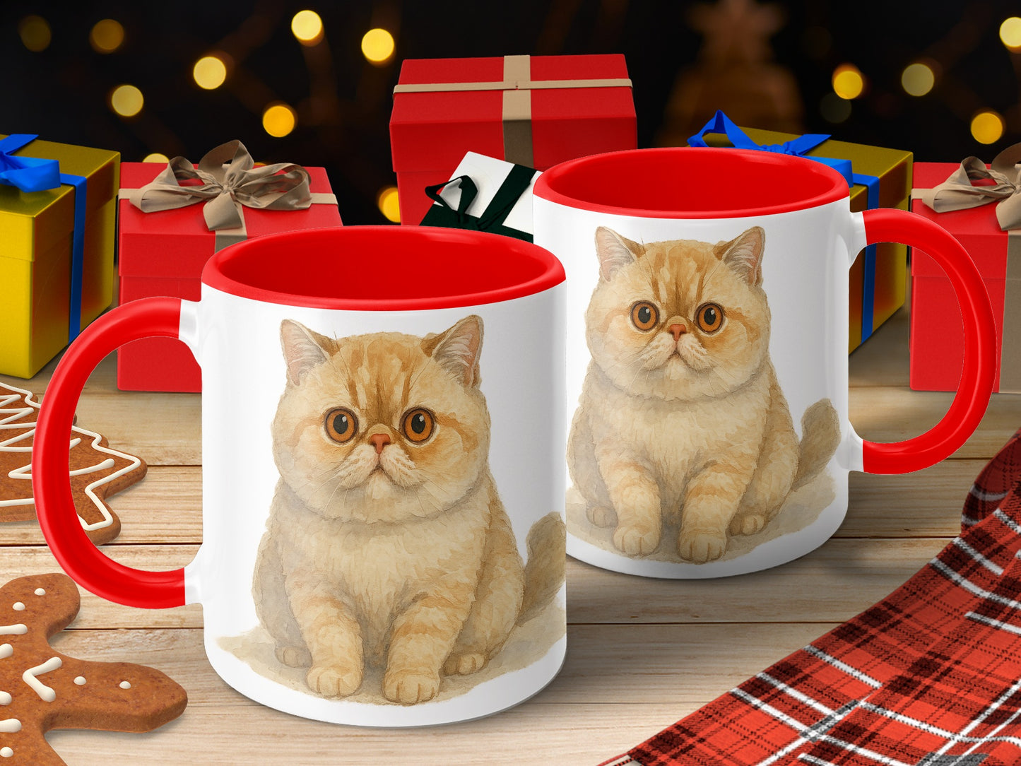 Adorable Christmas Cat Mug Perfect Holiday Gift product