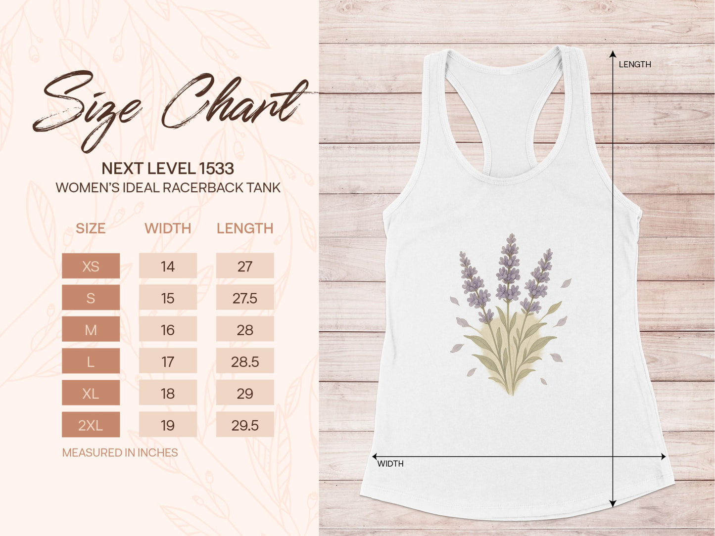Women's Floral Graphic Racerback Tank product type