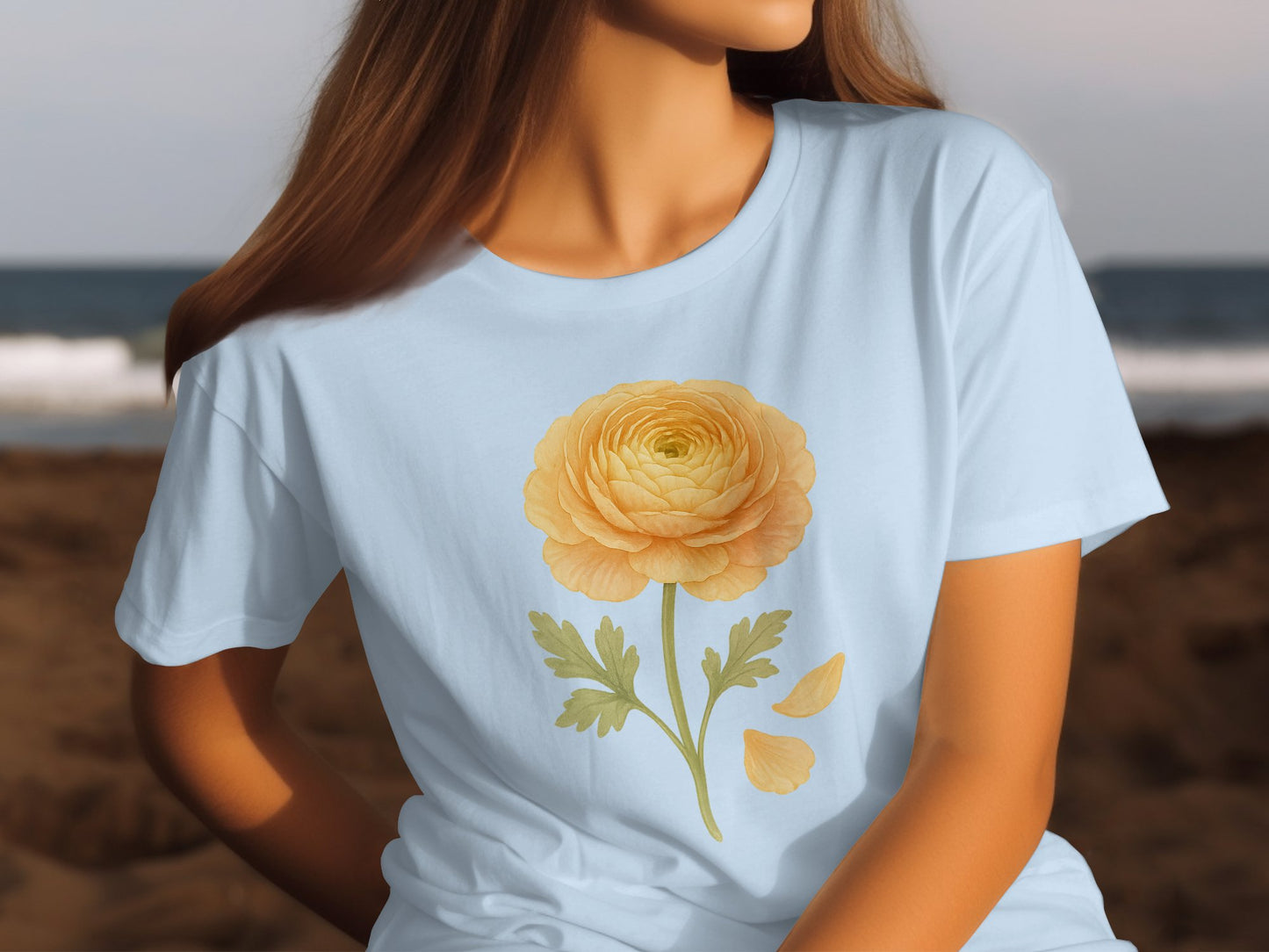 Stylish Floral Design Casual Wear T Shirt product type