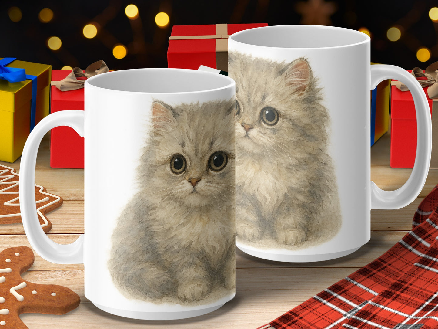 Adorable Kitten Art Mug Perfect for Cat Lovers product