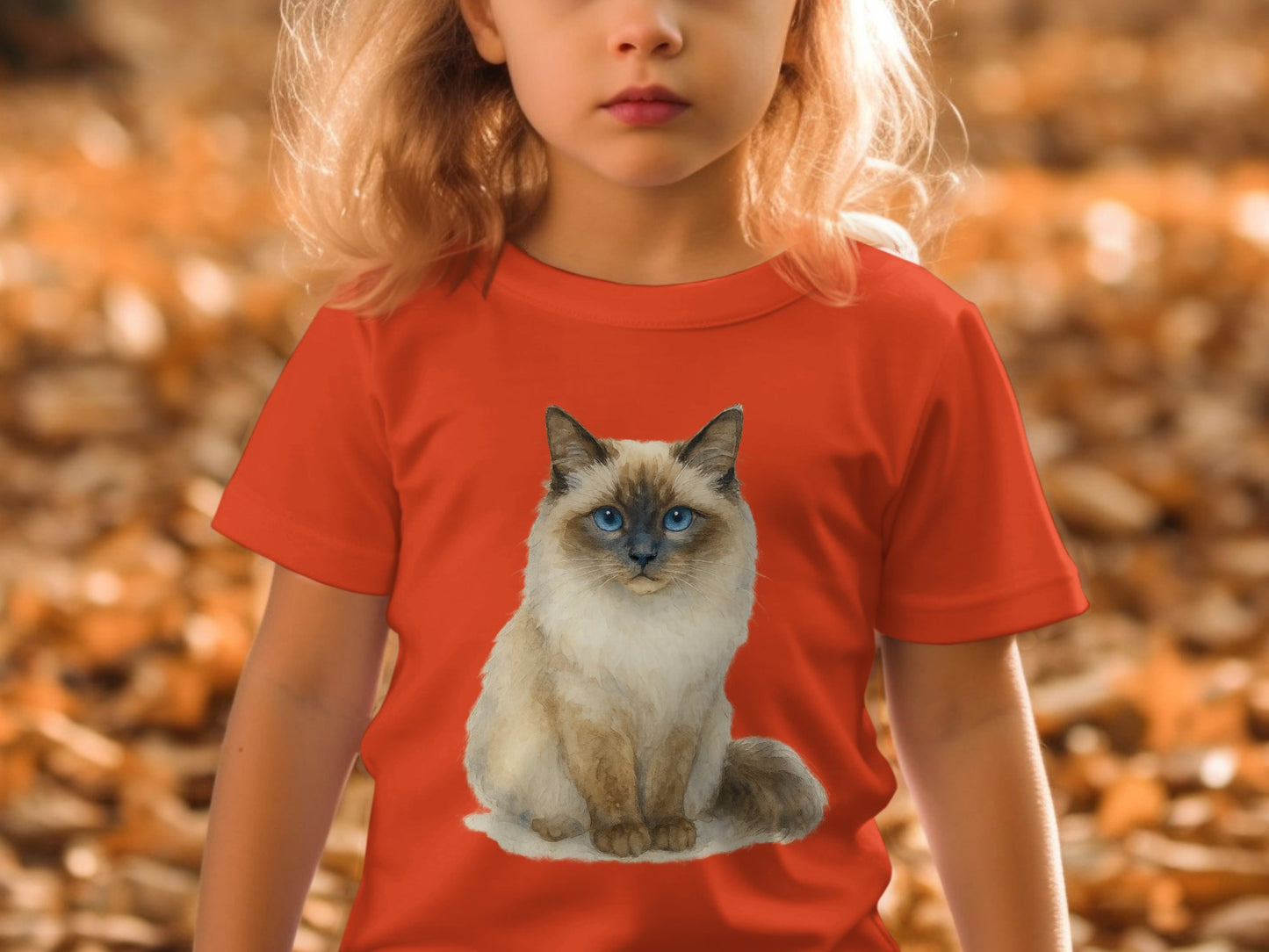 Cute Ragdoll Cat Print Design Youth T-shirt product