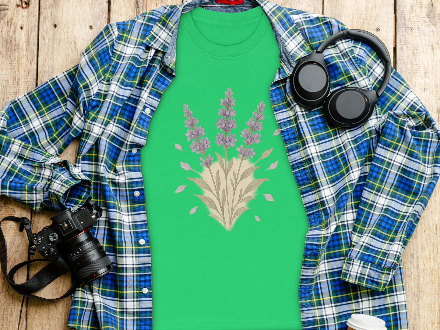 Floral Botanical Print Green Casual Clothing product