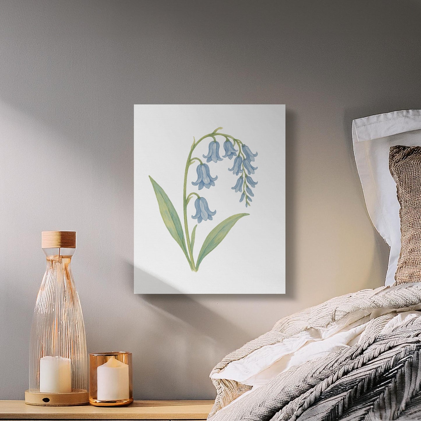 Bluebell Botanical Illustration Wall Art Decor product