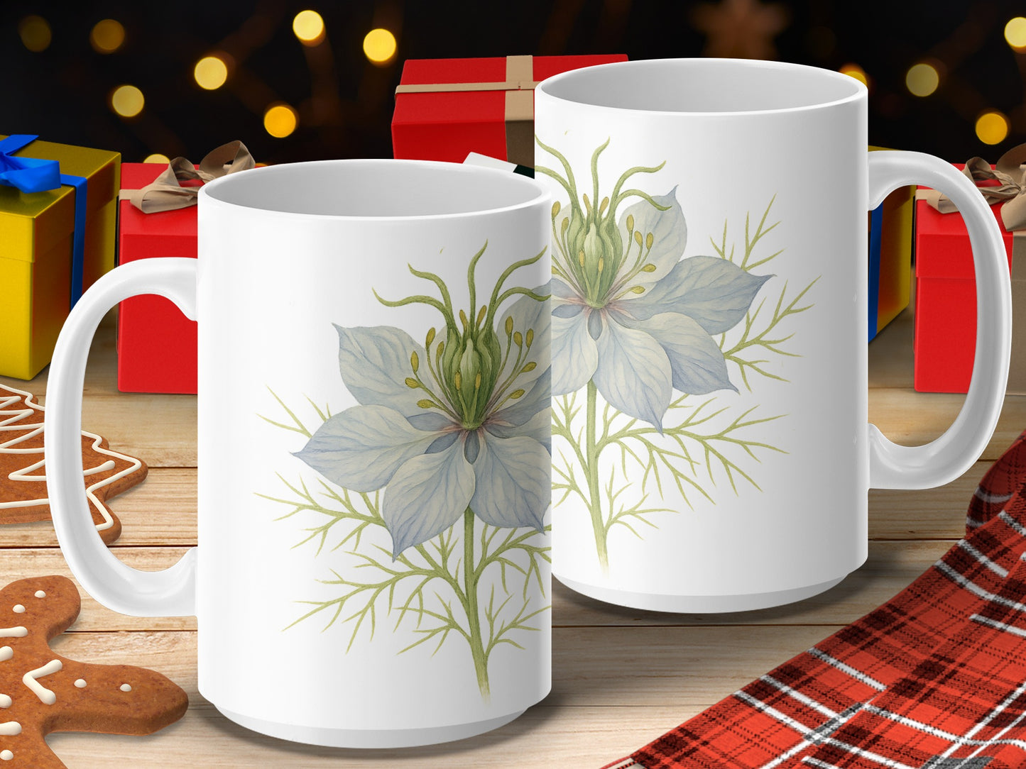 Festive Holiday Botanical Mug Gift Special Edition product