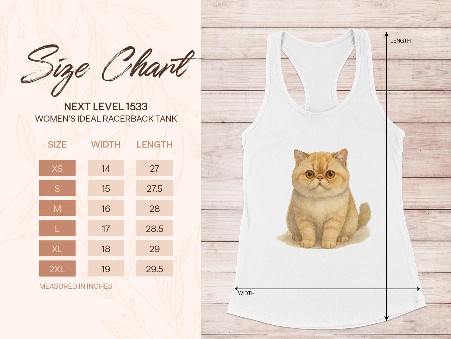 Cute Ginger Cat Print Women's Tank Top product type