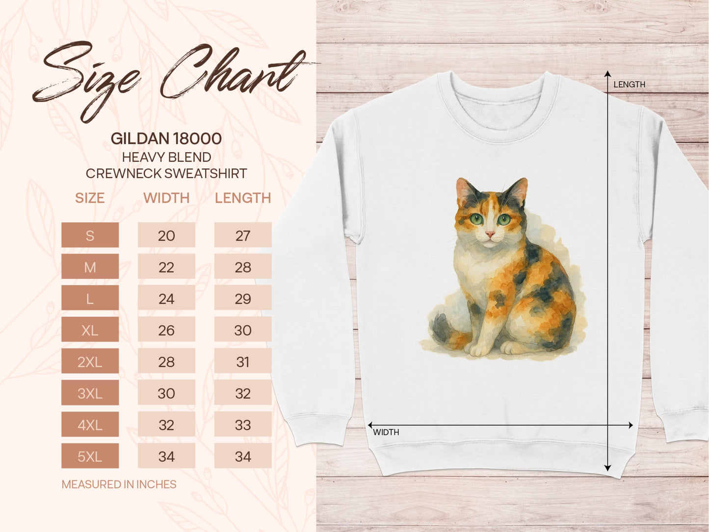 Colorful Printed Cat Design Crewneck Sweatshirt product