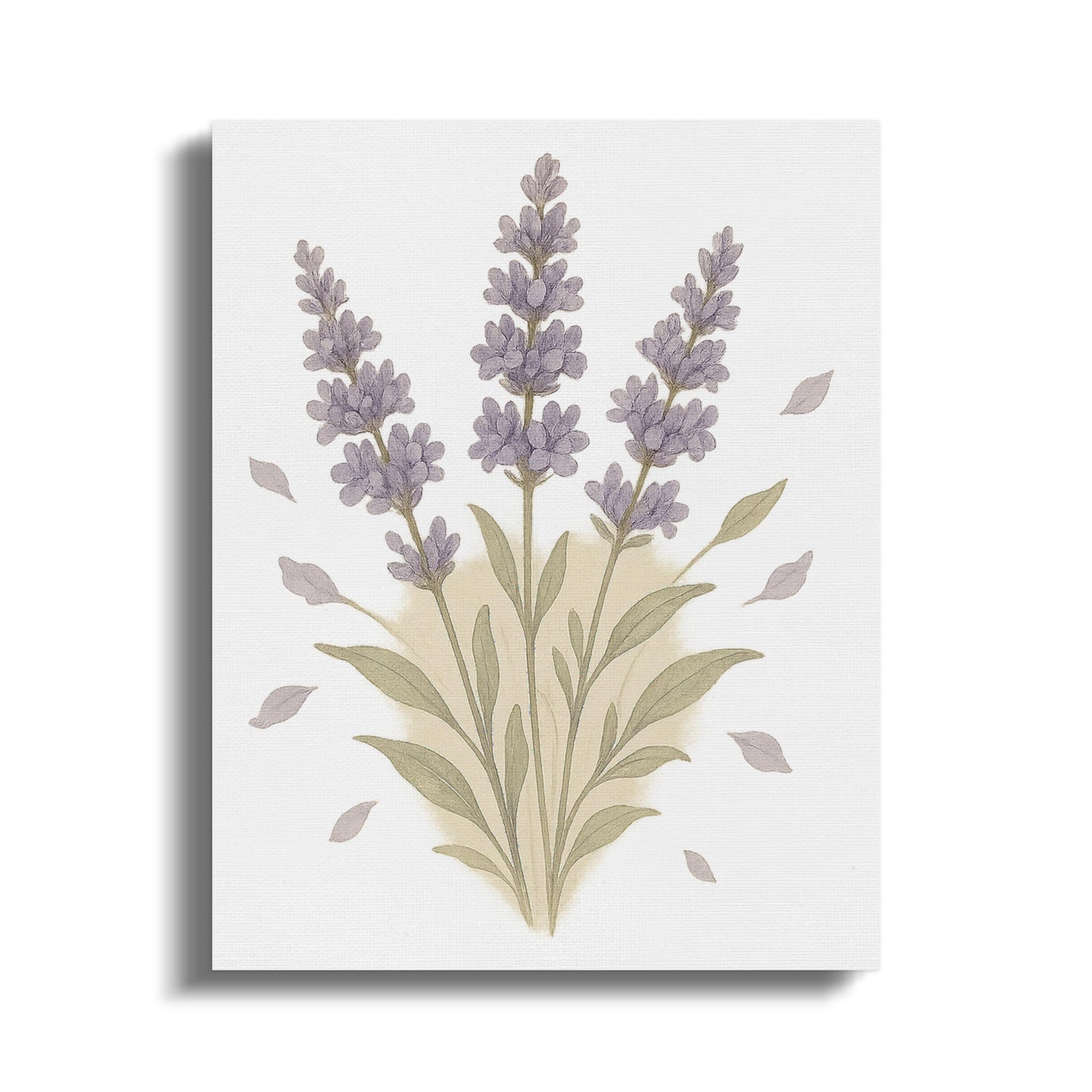 Lavender Botanical Art Canvas Print product type