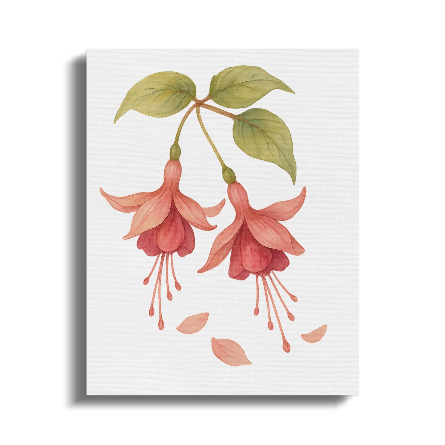 Elegant Botanical Illustration with Blooming Flowers product