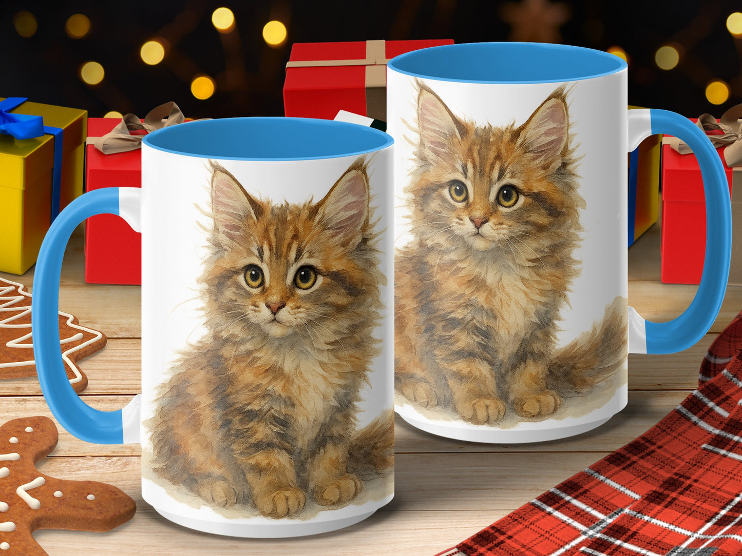 Adorable Kitten Artwork on Coffee Mug product type