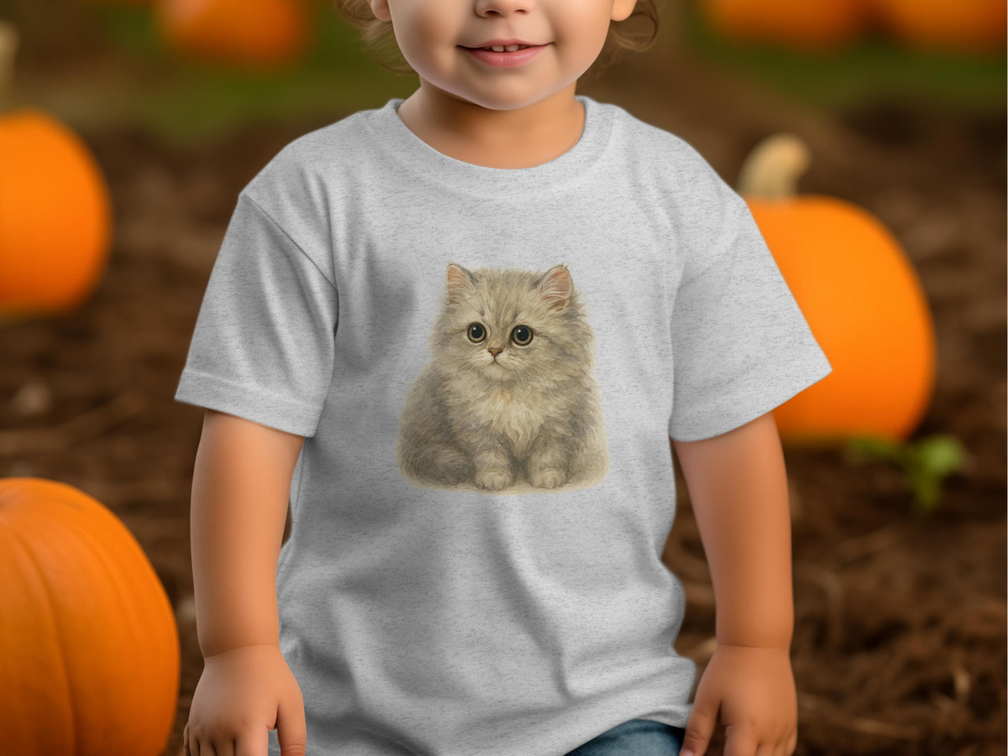 Cute Kitten Graphic Tee for Kids T-shirt Product