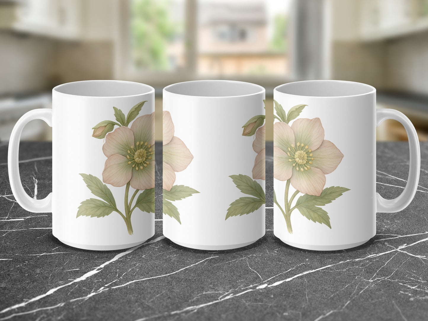 Beautiful Floral Patterned Mug Perfect Gift product