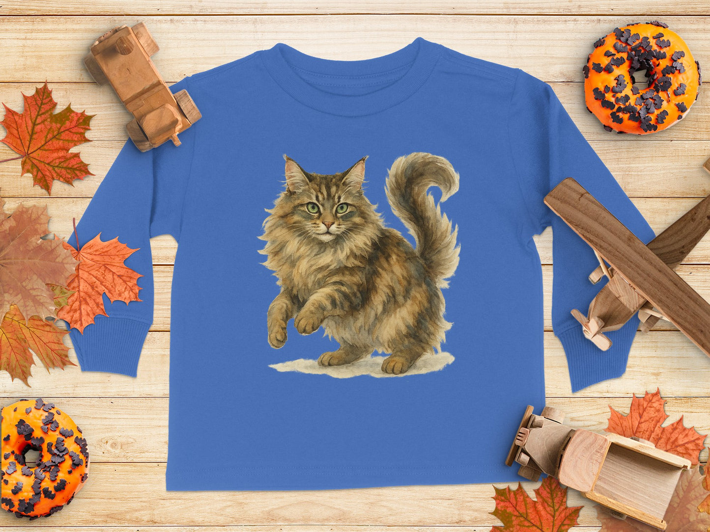 Long Sleeve Shirt with Cat Design for Kids product