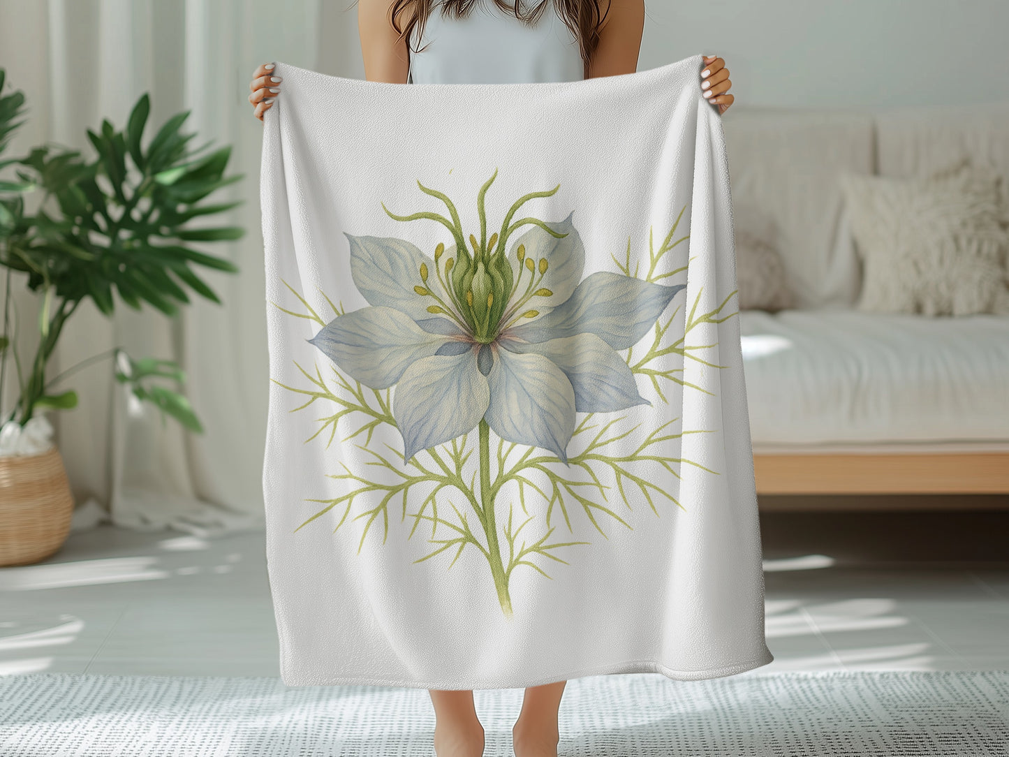 Elegant Floral Design Comfort Blanket product