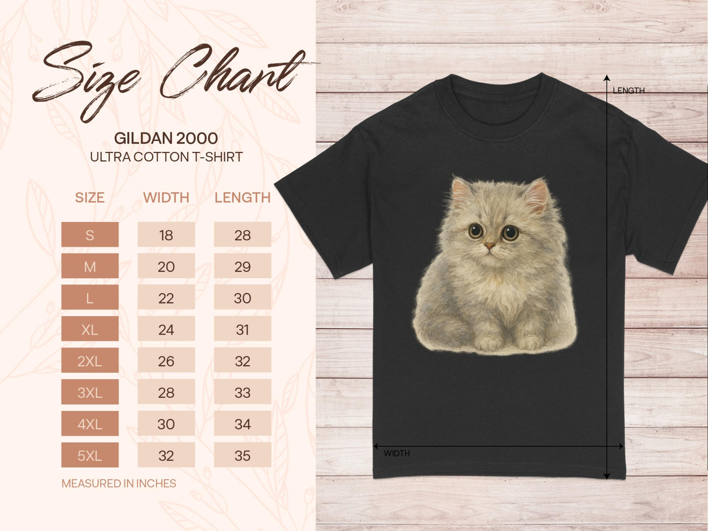 Cute Fluffy Kitten Graphic Design T-shirt product