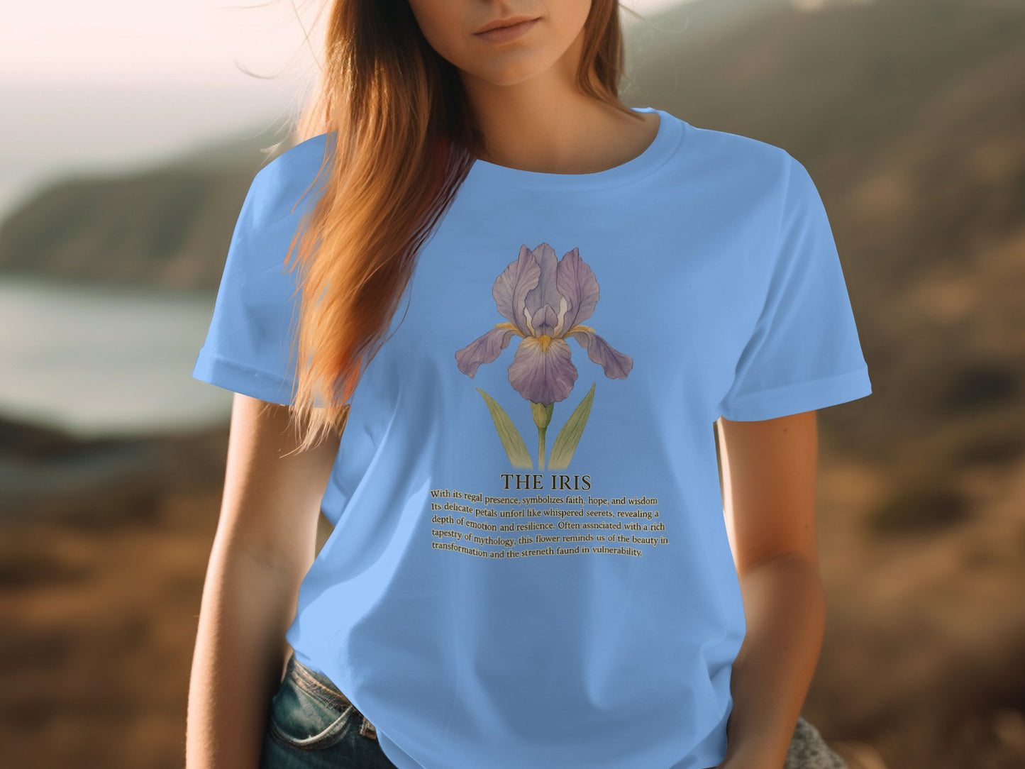 The Iris Artistic Graphic Casual Wear T-Shirt product type