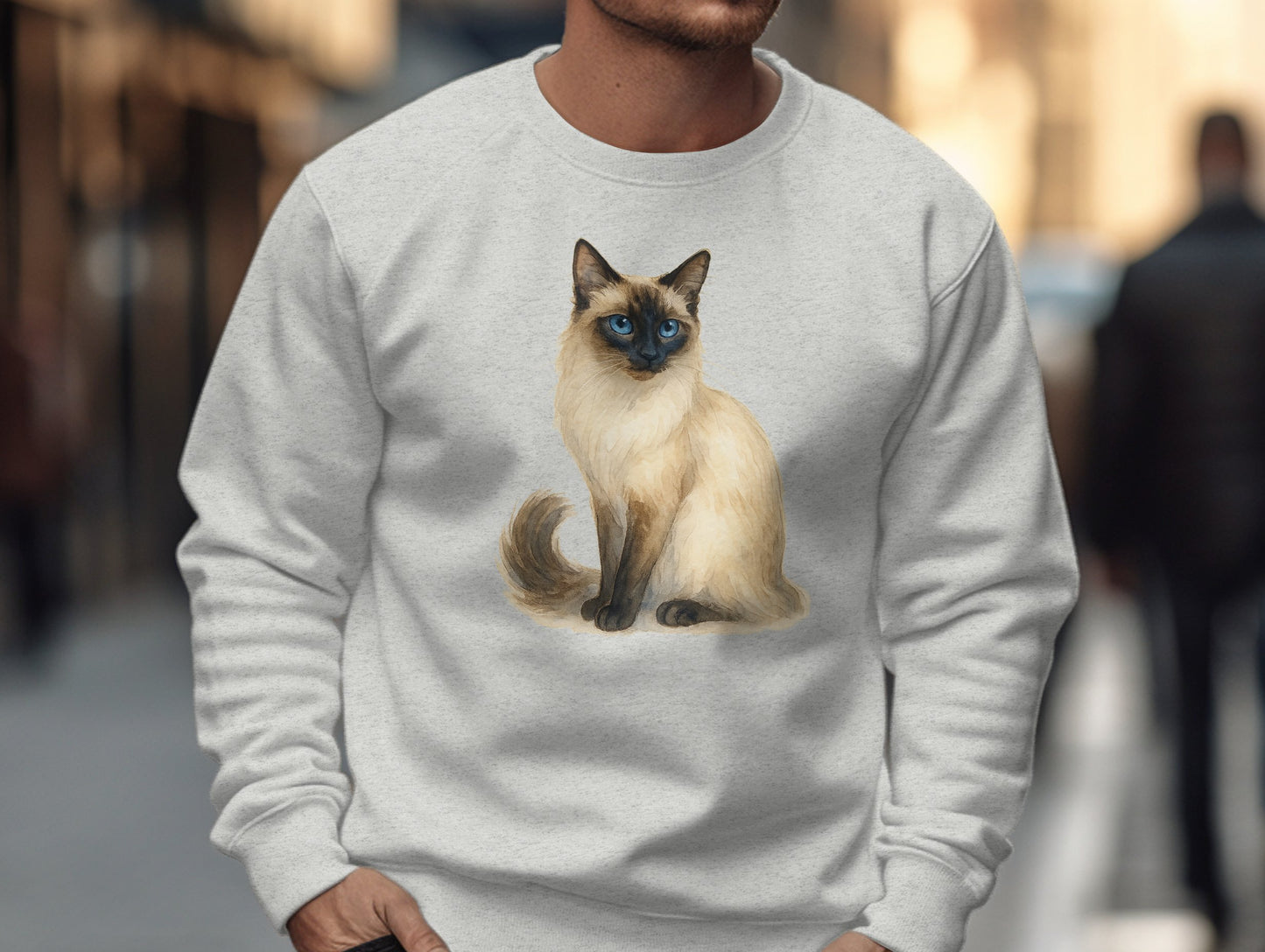 Stylish Sweatshirt with Beautiful Cat Design product