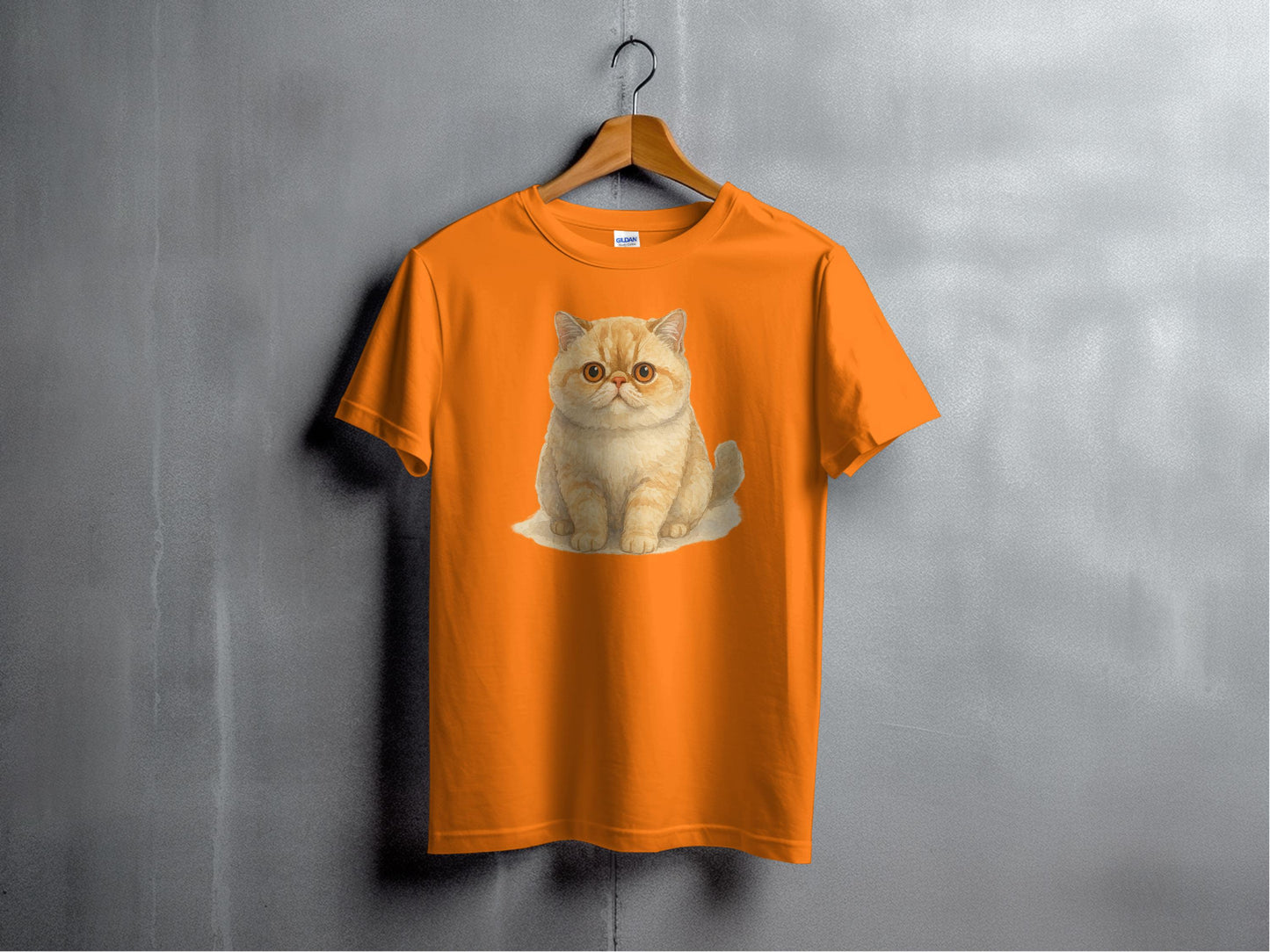 Cute Orange Cat Graphic Design T-Shirt product type