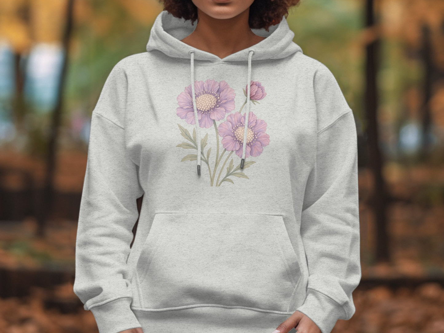 Floral Graphic Cozy Autumn Fashion Hoodie product